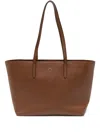 Bally Logo-stamp Leather Tote Bag In Brown