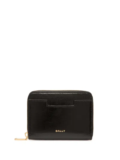 Bally Logo-stamp Wallet In Black