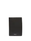 Shop Bally Logo-stamp Wallet In Black