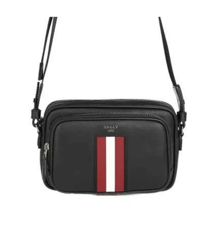 Bally Logo Strap Satchel In Black