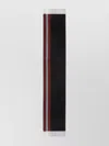 Bally Logo Striped Scarf Fringe Detail