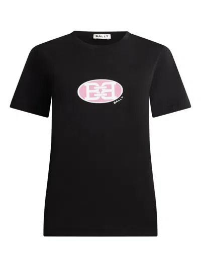 Bally T-shirt Mit Logo In Black