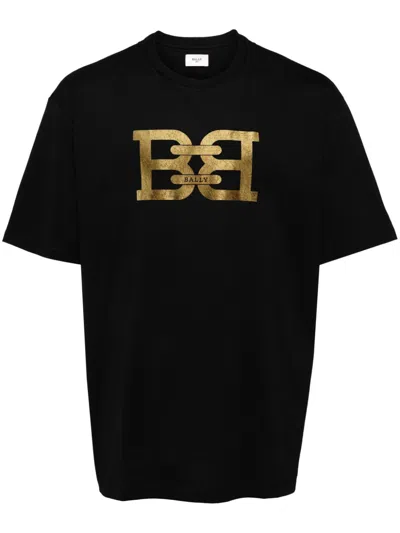 Bally Logo T-shirt In Black