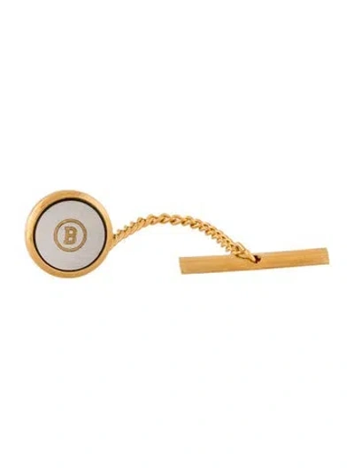 Pre-owned Bally Logo Tie Pin In Multi