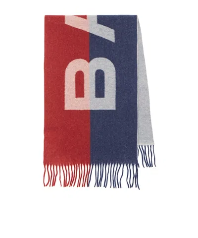 Bally Logo Towel In Blue