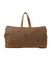 Bally Logo Travel Bag In Brown