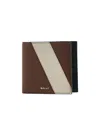 Bally Logo Wallet In Nude