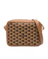 Bally Logo Zipper Satchel In Brown