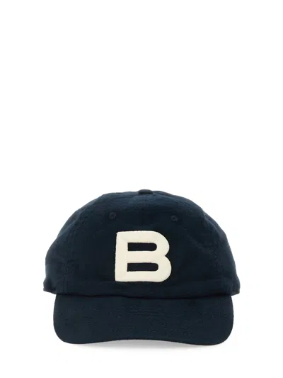 Bally Logo-embroidered Baseball Cap In Blue