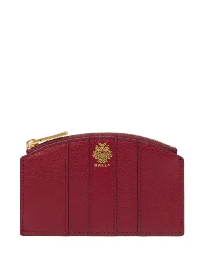 Bally Logo-print Leather Coin Purse In Black