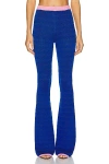Bally Flared Trousers In Marine