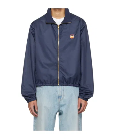 Bally Long Sleeve Casual Jacket In Blue