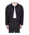 Bally Long Sleeve Casual Jacket In Navy Blue