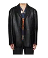 Bally Long Sleeve Leather Jacket
