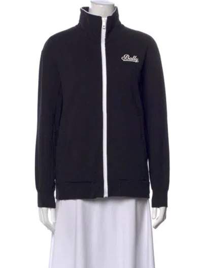 Pre-owned Bally Long Sleeve Sweatshirt In Black