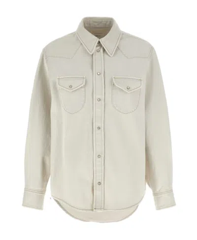 BALLY BALLY LONG-SLEEVED DENIM SHIRT