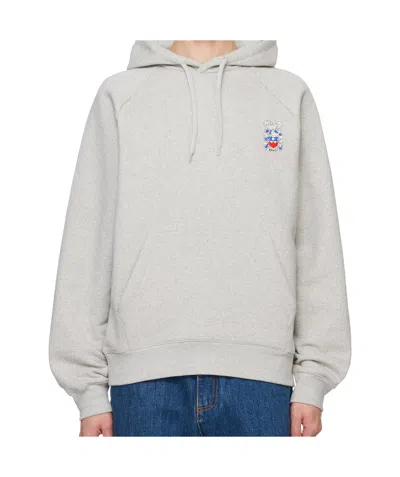 Bally Long-sleeved Hoodie In White