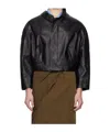 Bally Long-sleeved Leather Jacket