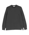 Bally Logo-patch Wool Jumper In Black
