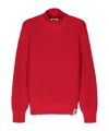 Bally Long-sleeved Sweater In Red