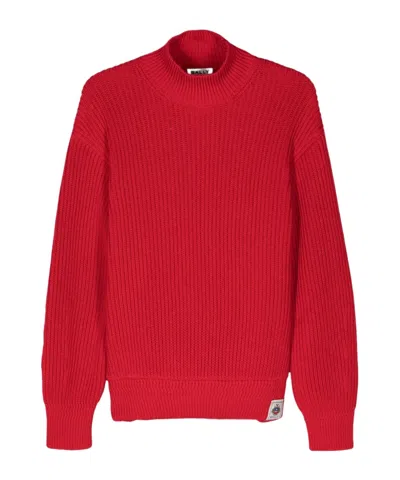 Bally Long-sleeved Sweater In Red