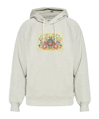 Bally Long-sleeved Sweater In White