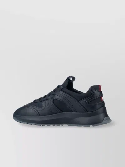 Bally Low-top Round Toe Rubber Sole Sneakers