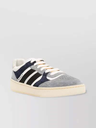 BALLY LOW TOP SNEAKERS CONTRAST PANELS