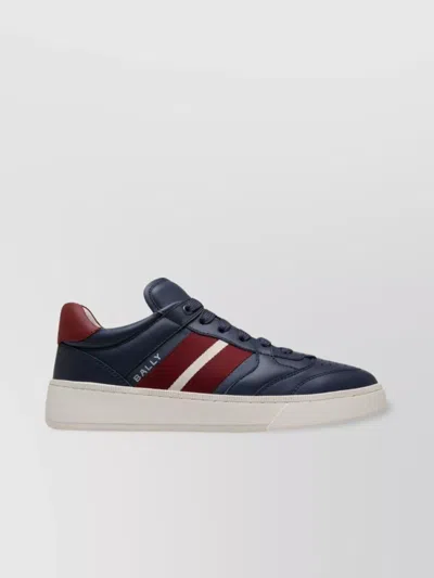 BALLY LOW TOP SNEAKERS PERFORATED TOEBOX