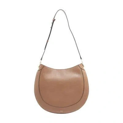 Bally Lune Hobo Bag In Brown