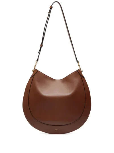 Bally Lune Shoulder Bag In Brown
