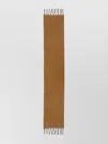 Bally Luxurious Scarf Featuring Fringed Edges In Brown