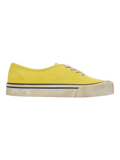 Bally Yellow Lyder Sneakers