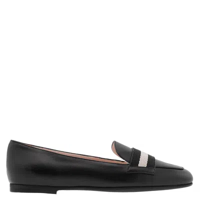 Bally Mady Leather Loafers In Black