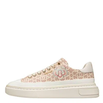 Bally Maily Monogram Low-top Sneakers In Pink