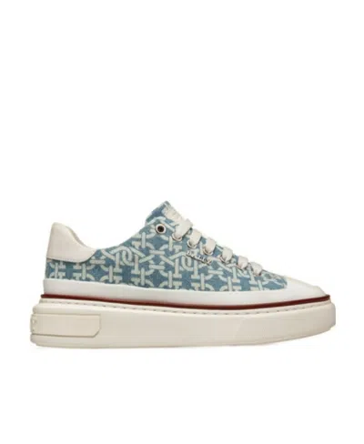 Bally Maily Monogram Sneakers In Nude