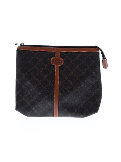 Pre-owned Bally Makeup Bag In Brown