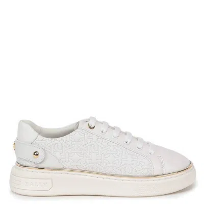 Bally Malya Quilted Logo Leather Sneakers In Multi