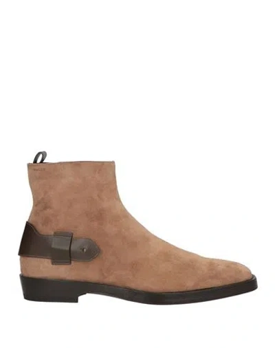Bally Man Ankle Boots Beige Size 9 Calfskin In Neutral