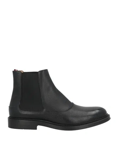 Bally Man Ankle Boots Black Size 11 Leather