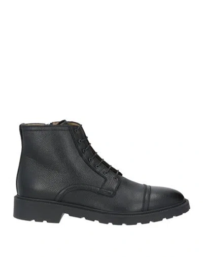 Bally Man Ankle Boots Black Size 12 Leather