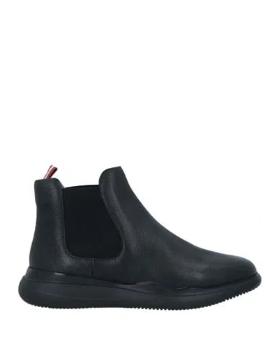 Bally Man Ankle Boots Black Size 7 Calfskin