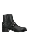 Bally Man Ankle Boots Black Size 7 Calfskin