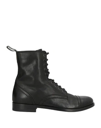 Bally Man Ankle Boots Black Size 8 Leather