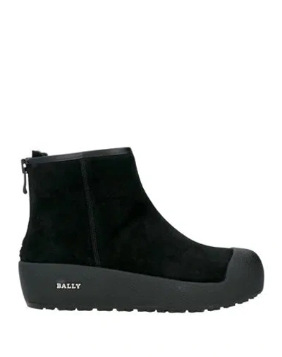 Bally Man Ankle Boots Black Size 8.5 Calfskin In Black