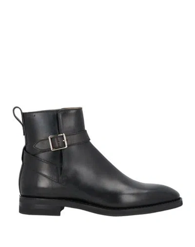 Bally Man Ankle Boots Black Size 9 Calfskin