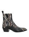 Bally Man Ankle Boots Black Size 9 Goat Skin