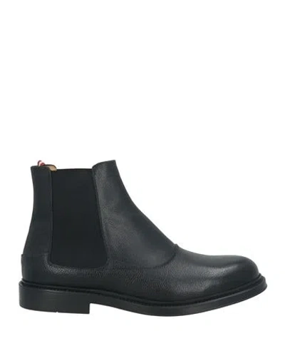 BALLY BALLY MAN ANKLE BOOTS BLACK SIZE 8 LEATHER