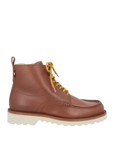Bally Man Ankle Boots Brown Size 9 Calfskin