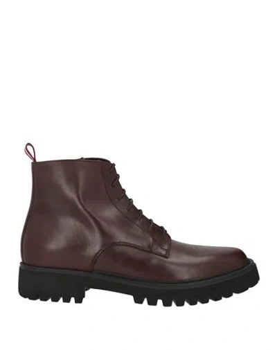 Bally Man Ankle Boots Chocolate Brown Size 10 Calfskin